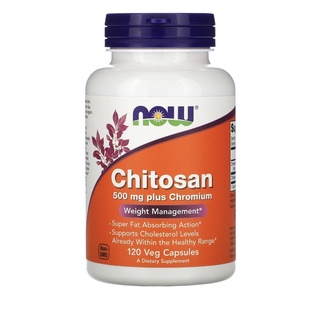 Now Foods Chitosan Plus Chromium, 500 mg, 120 Veg Capsules