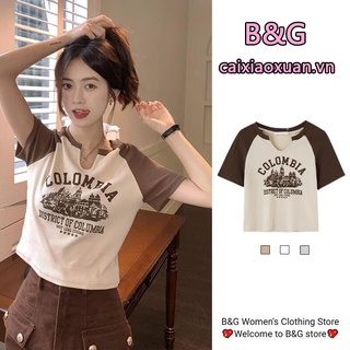 พร้อมส่ง เสื้อยืดแขนสั้น สําหรับผู้หญิง JL-TX-391