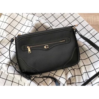 Coach IVIE MESSENGER (COACH F72839) BLACK/GOLD