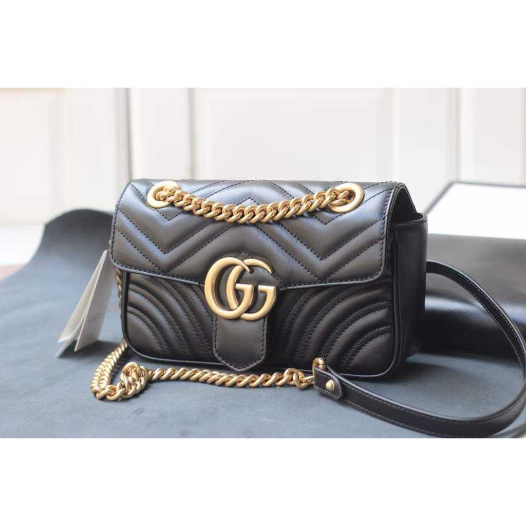 GUCCI 446744 GG Marmont matelasse mini bag Shopee Thailand