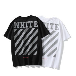 เสื้อยืด Off White ราคาถูกผ้าคอทตอน 100%  ทรงสวยใส่สบายผ้าสวยซักไม่หด [Limited Edition]