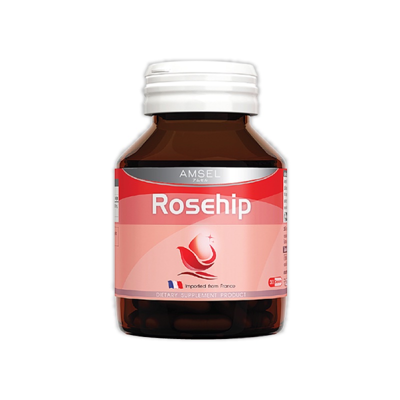 ภาพสินค้าAmsel Rosehip แอมเซล โรสฮิป สารสกัดจากกุหลาบป่า (30 แคปซูล) จากร้าน amsel.official บน Shopee ภาพที่ 2