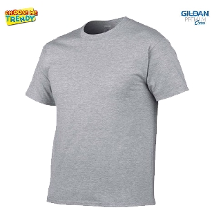 เสื้อยืด สีเทาอ่อน Gildan® Premium Cotton Sport Grey เกรดพรีเมี่ยม