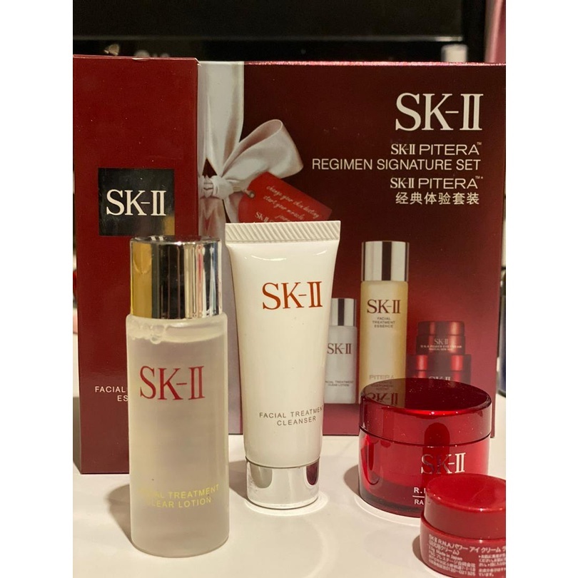 ภาพสินค้าJapan SK2 / SK-II / SKII skin care set fairy water กล่องห้าชิ้น / โทนเนอร์ / โลชั่น / อายครีม / ครีมทาหน้า / คลีนเซอร์ จากร้าน littlebeauty1 บน Shopee ภาพที่ 5