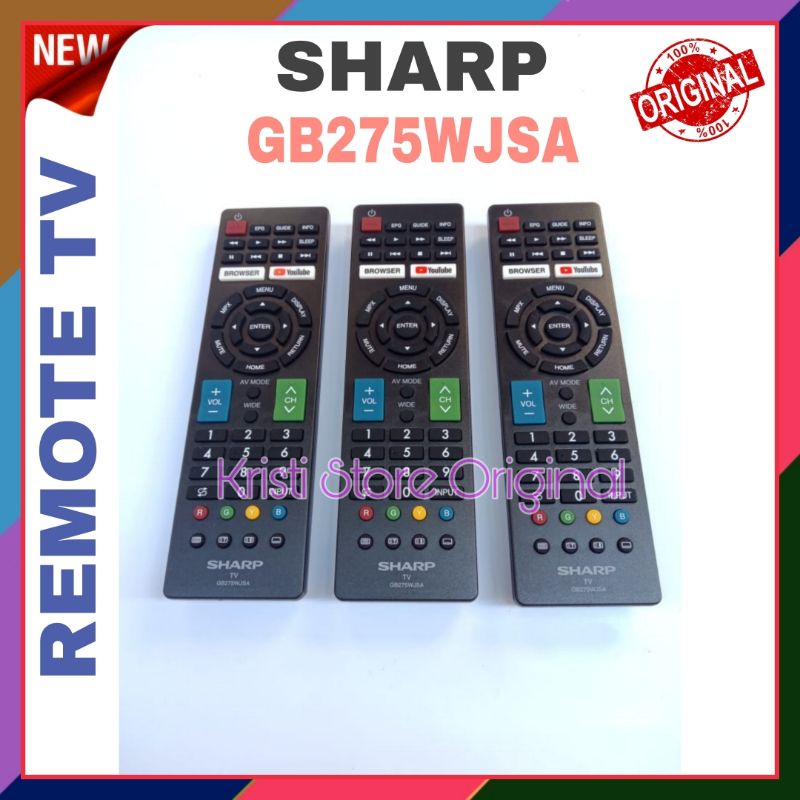 Sharp รีโมททีวี Sharp Series GB275WJSA ของแท้ คุณภาพดี Shopee Thailand