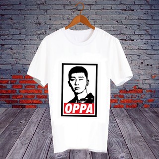 เสื้อยืดสีขาว สั่งทำ เสื้อแฟนคลับ ศิลปินเกาหลี เสื้อยืด โอปป้า พัค ซอจุน Oppa Park Seo Jun Itaewon Class - OPA55
