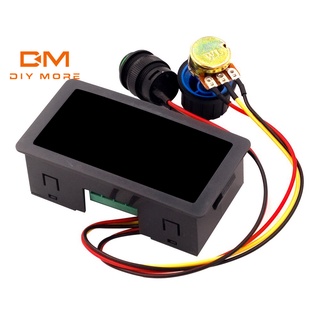 Diymore CCM5D จอแสดงผลดิจิทัล PWM DC มอเตอร์ governor 6V12V24V ตัวควบคุมสวิตช์ควบคุมความเร็วแบบไม่เหยียบ พร้อมกรอบแสดงผล