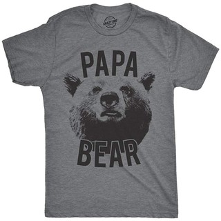 เสื้อยืดลาย papa bear สําหรับผู้ชาย