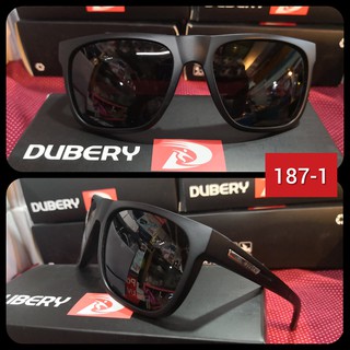 [ส่งจากไทย+ของแถม]แว่นกันแดด รุ่น187-1 เลนส์ polarized ของแท้100% ตัดแสง สบายตา ยี่ห้อ DUBERY