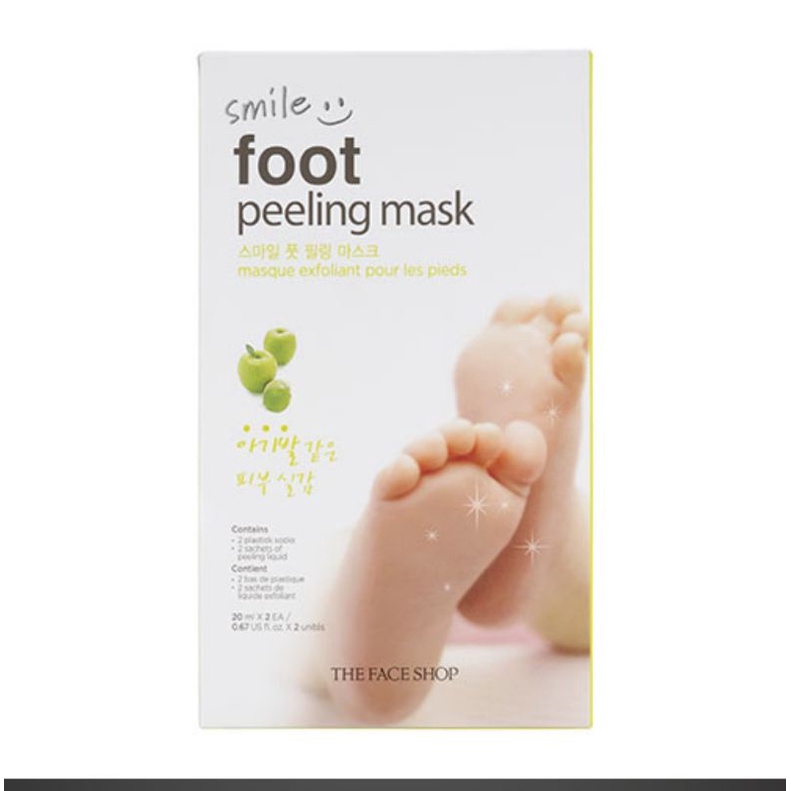 พร้อมส่ง-the-face-shop-smile-foot-peeling-mask