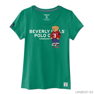 Beverly Hills Polo Club เสื้อยืดคอกลมผู้หญิง แขนสั้น