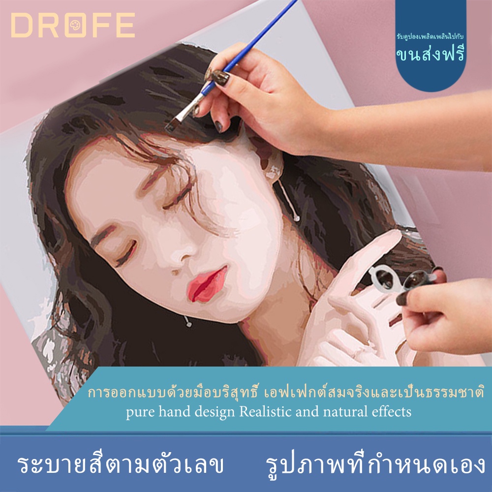 drofe-custom-photo-รูปภาพที่กำหนดเอง-การปรับเปลี่ยนในแบบของคุณ-ระบายสีตามตัวเลข-รูปภาพกำหนดเอง-ทำด้วยตัวคุณเอง-ภาพวาด-diyของตกแต่งบ้านสำหรับของขวัญสุดพิเศษรูปภาพที่กำหนดเอง