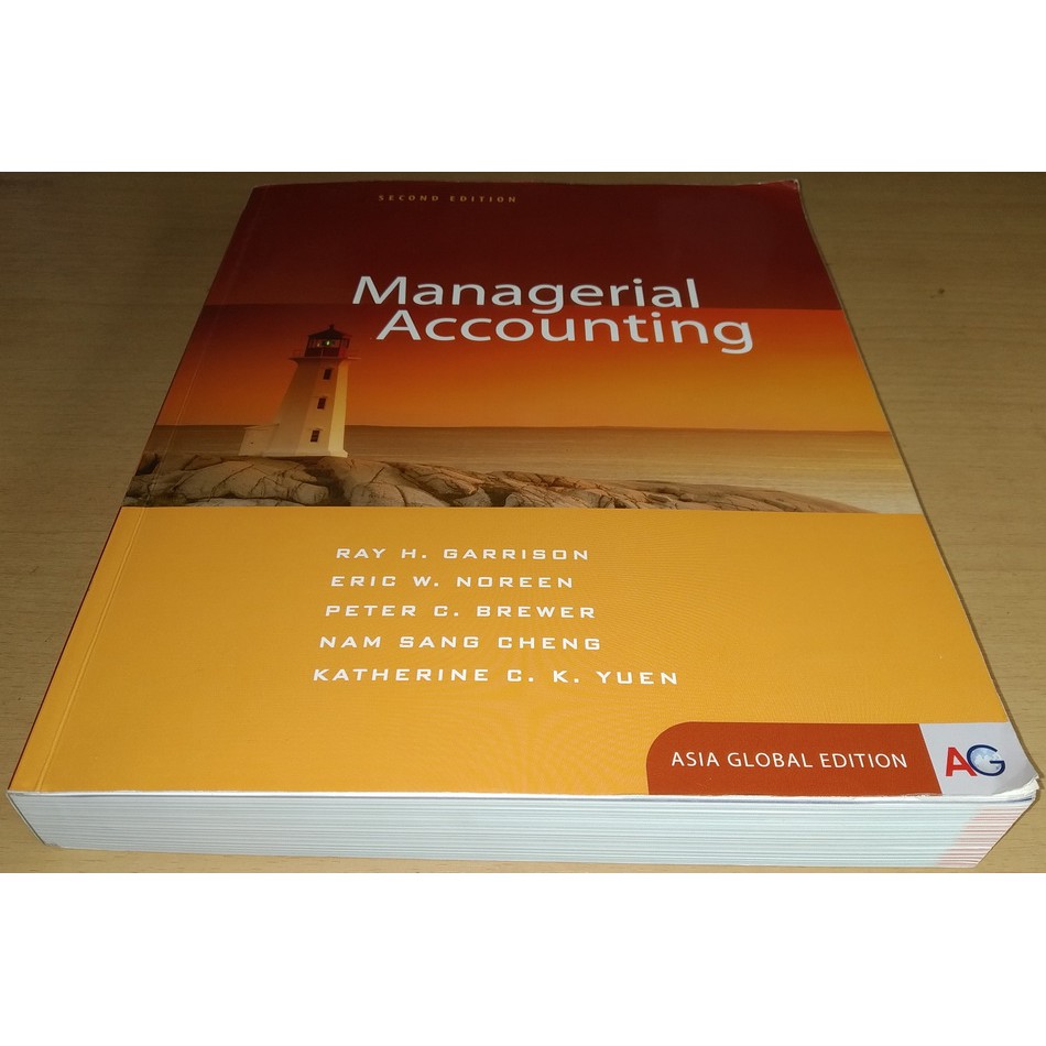 การบัญชีบริหาร Managerial Accounting Textbook มือสอง | Shopee Thailand