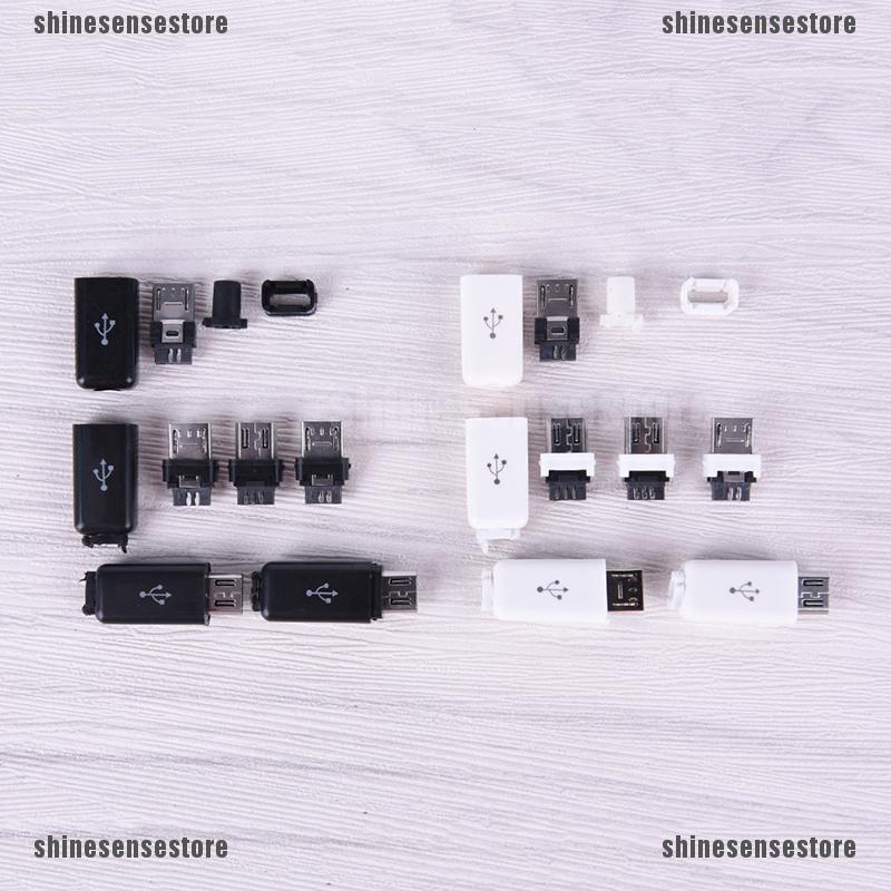 ภาพหน้าปกสินค้าอะแดปเตอร์ปลั๊กเชื่อมต่ออินเตอร์เฟซ micro usb diy 10 ชิ้นต่อล็อต จากร้าน shinesensestore.th บน Shopee