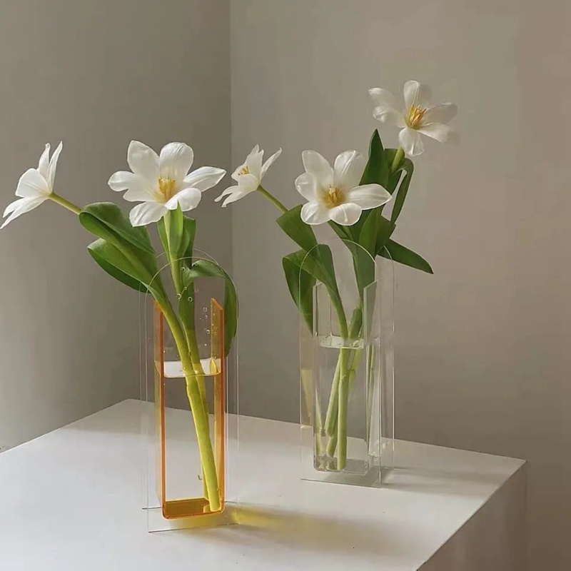 แจกันดอกไม้ไฮโดรโปนิกอะคริลิค-สร้างสรรค์-สําหรับตกแต่งบ้าน