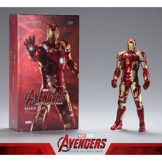 ใหม่!! พร้อมส่ง💥 โมเดล Ironman Mark XLIII 43 Age of Ultron งานแท้ลิขสิทธิ์ ZD Toys สูงประมาณ 19 Cm ขยับและเปลี่ยนมือได้