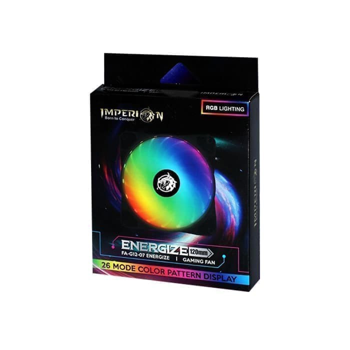 ปลอกพัดลม 12 ซม. Imperion Energize พร้อม LED Auto RGB Fan Case Alseye ...