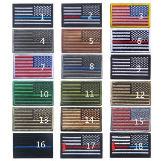 Tactical  American Flag Patch Right arm badge Emblem Army Badge  Embroidered Patch Applique