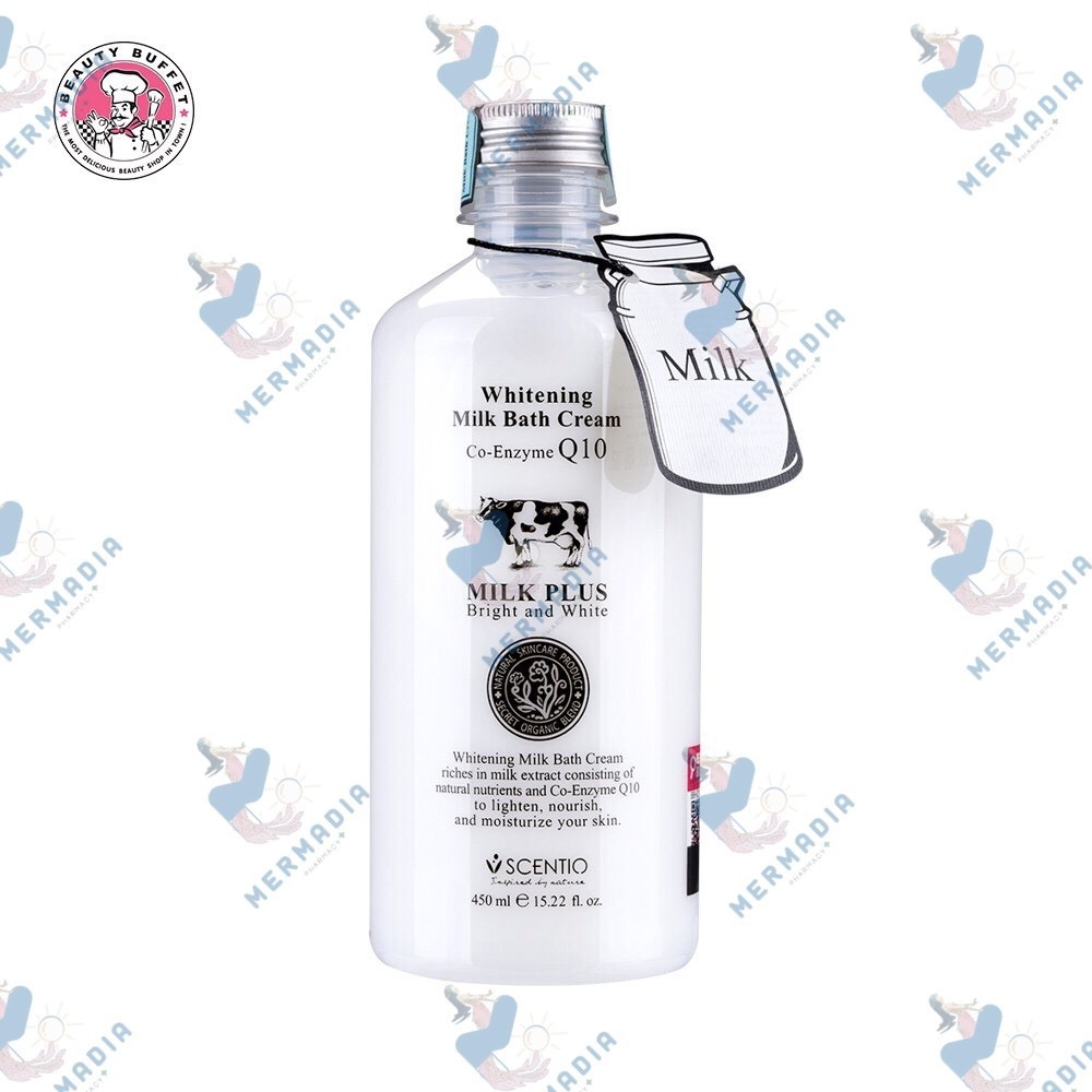 Whitening Milk Bath Cream CoEnzyme Q10 450ml Shopee Thailand