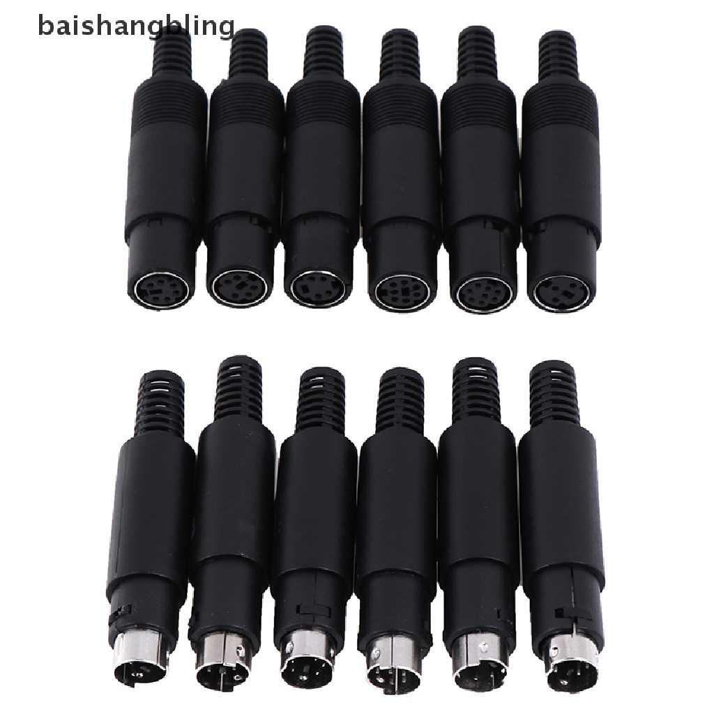 bsbl-mini-din-plug-socket-connector-3-4-5-6-7-8-pin-chassis-cable-mount-male-female-bling