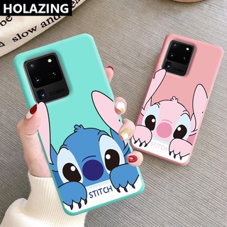 Samsung Galaxy S20 FE Samsung Note 20 Ultra 10 Plus 9 S10 Plus 5G S9 Candy Color เคสโทรศัพท์ เคสซิลิโคน Phone Cases Couple Stitch Soft Silicone Cover