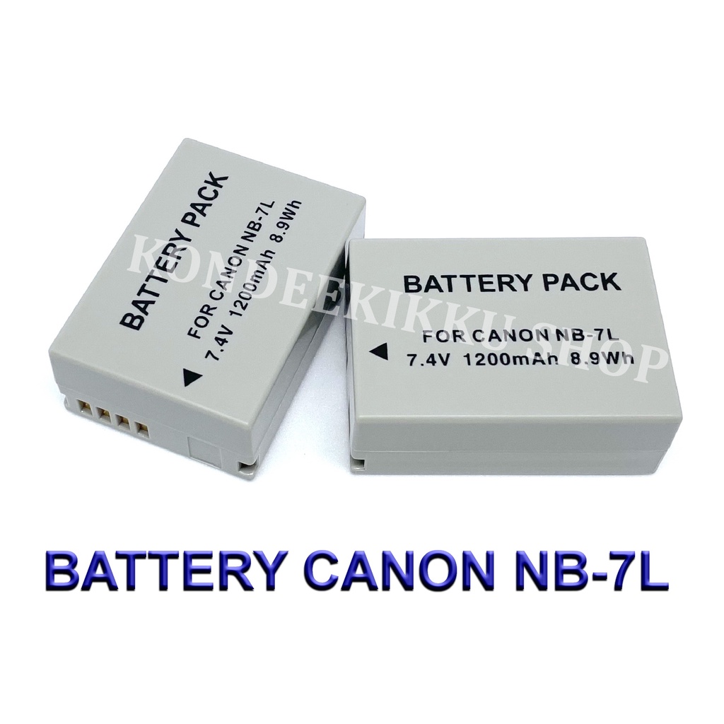 NB-7L / NB7L Battery and Charger For Canon Powershot SX30 IS,SX30IS,G10 ...