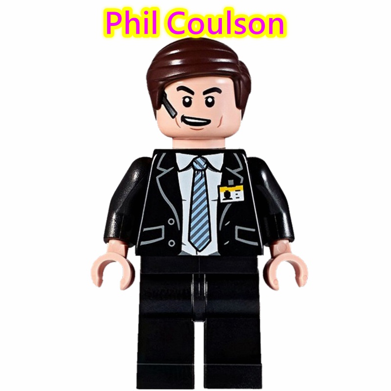 ของเล่นบล็อกตัวต่อเลโก้-marvel-phil-coulson-ขนาดเล็ก-สําหรับเด็ก