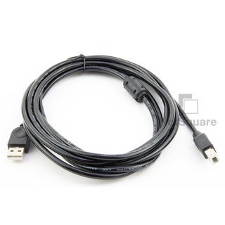 สินค้า USB Type A to USB Type B Cable สำหรับ Printer, Arduino Black 1.5m/3m/5m สาย