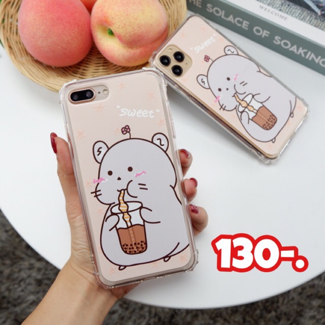 เคสไอโหนพร้อมส่ง-งานน่ารัก-หนูกินชาไข่มุก