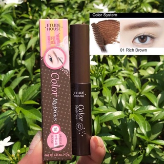 Etude House Color My Brow มาสคาร่าปัดคิ้ว01น้ำตาลเข้ม