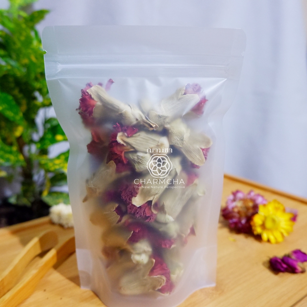 ชาดอกคาร์เนชั่น-carnation-flower-tea-ช่วยในการไหลเวียนของเลือด-ลดความตึงเครียด-ชาดอกไม้-charmcha-ฌามชา