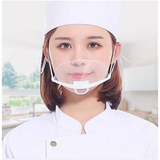 Mouth Shield หน้ากากกันน้ำลาย พลาสติก พร้อมส่งทันที