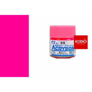 ราคาสีสูตรน้ำ ACRYSION COLOR N99 FLUORESCENT PINK (Gloss) 10ml
