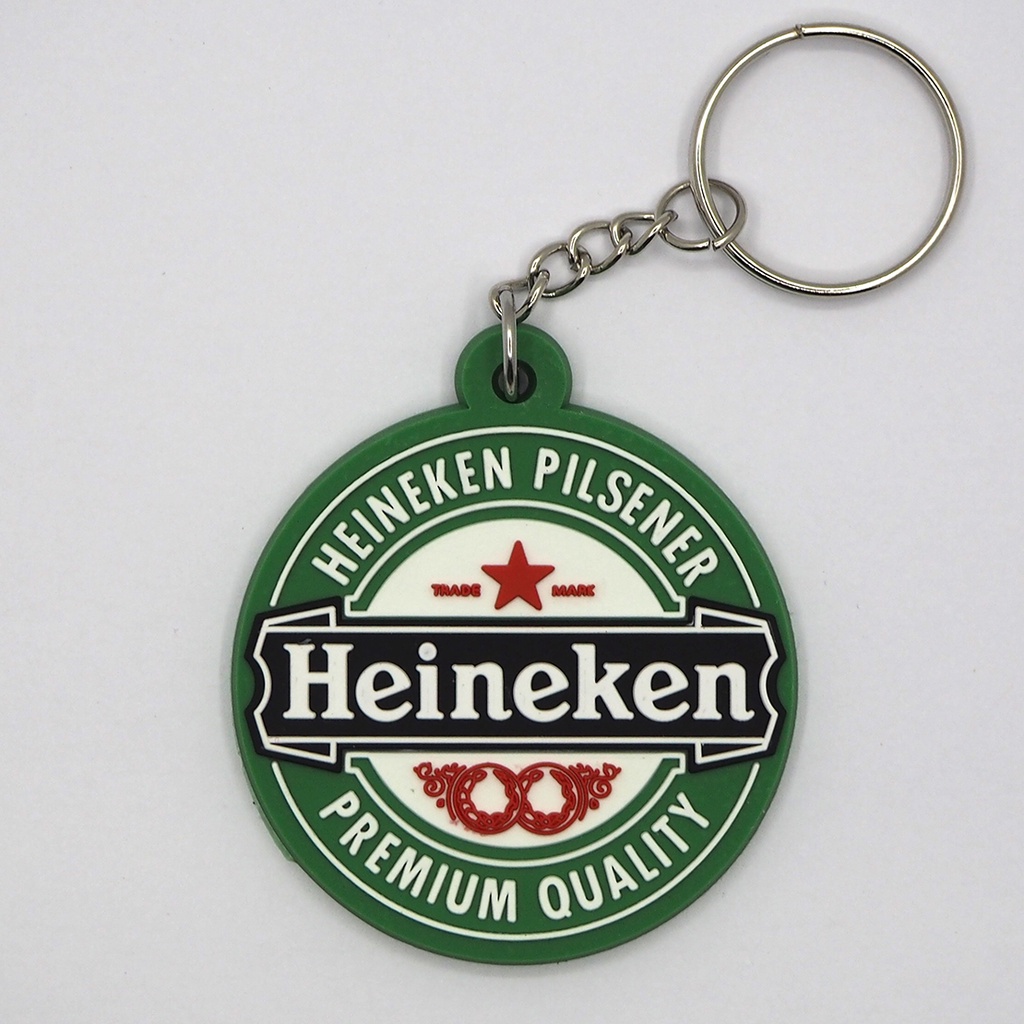 พวงกุญแจยาง-heineken-ไฮเนเก้น-เฮเนเกน-เบียร์-beer-ตรงปก-พร้อมส่ง