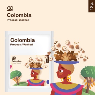 ภาพหน้าปกสินค้ากาแฟดริป Drip bag coffee แบบซอง Colombia Huila ขนาด 10 กรัม ที่เกี่ยวข้อง