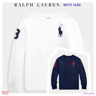 RALPH LAUREN BIG PONY COTTON JERSEY TEE ( BOYS SIZE 8-20 YEARS )