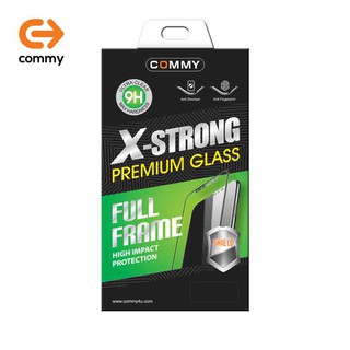 ฟิล์ม Commy กระจกนิรภัย TPG X-Strong Full Frame สำหรับ X / XS/ XR/ XS Max, 6 /6s, 6+/6s+, 7/7+, 8/8+ ประกันกระจก 3 เดือน