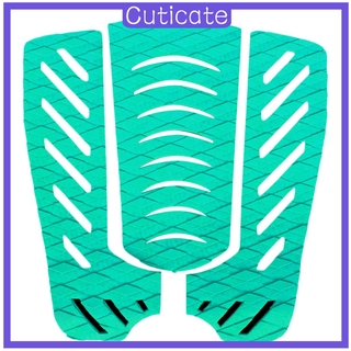 [CUTICATE] 3 Pieces/ Set Anti-Slip Surfboard Traction Pad Tail Pad Deck Grips