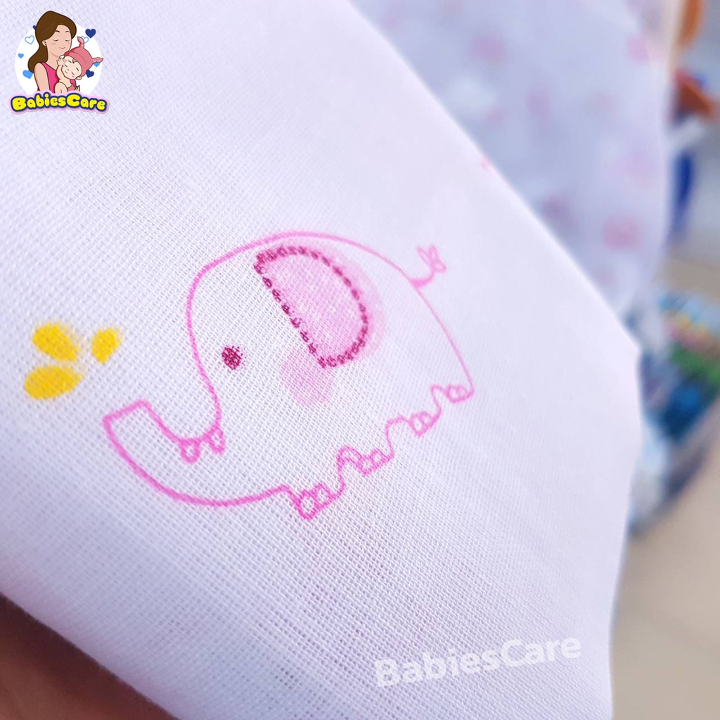 babiescare-baby-club-ผ้าอ้อมสาลูผ้า-อ้อมแรกเกิดของใช้เด็กอ่อน-0-เดือนขึ้นไป-พิมพ์ลายน่่ารักคละลายขนาด-24-x24-นิ้ว