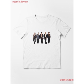 2022 Tvxq Tvxq Essential T-Shirt ผู้หญิง ดพิมพ์ลาย ดผ้าเด้ง คอกลม cotton ความนิยม discount Unisex