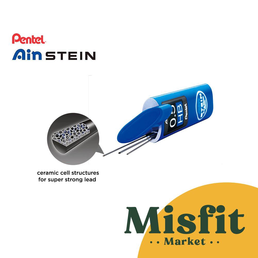 pentel-ain-stein-ไส้ดินสอกด-0-2-0-3-0-4-0-7-0-9-มม