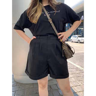 ภาพขนาดย่อของภาพหน้าปกสินค้าCurveG Emily Short Black กางเกงขาสั้นเอมิลี่ สีดำ จากร้าน curveg บน Shopee