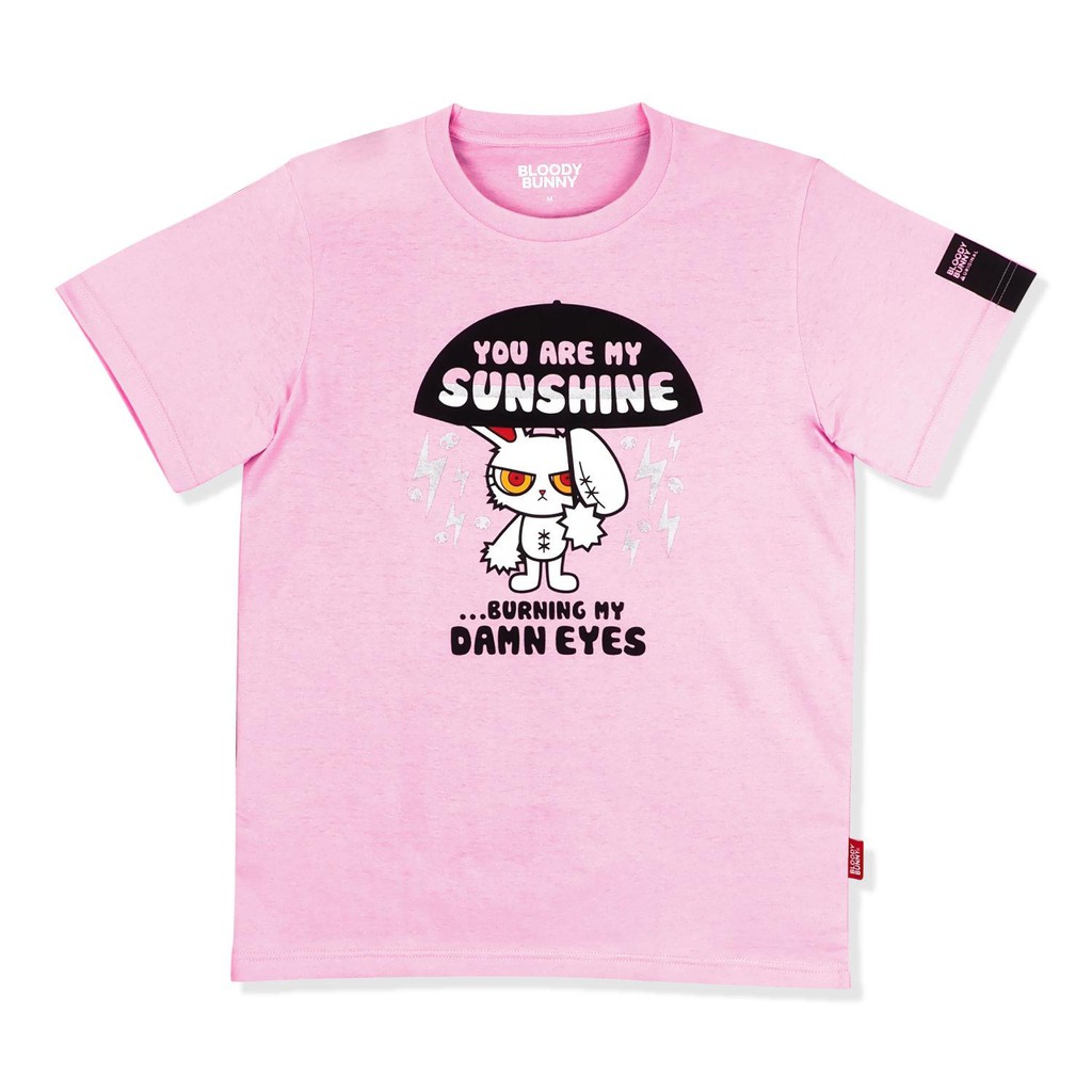 เสื้อยืด-t-shirt-ลาย-bloody-bunny-sunshine