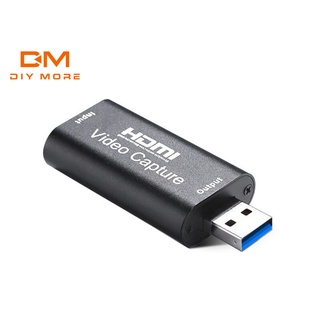 Diymore Usb 3.0 Hdmi การ์ดจับภาพวิดีโอ 1080p Hd สําหรับการถ่ายวิดีโอ