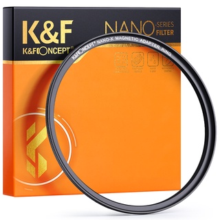 K&amp;f CONCEPT อะแดปเตอร์แหวนแม่เหล็ก สําหรับเลนส์กล้อง K&amp;F ND UV CPL 49 มม. 52 มม. 55 มม. 58 มม. 62 มม. 67 มม. 72 มม. 77 มม. 82 มม.