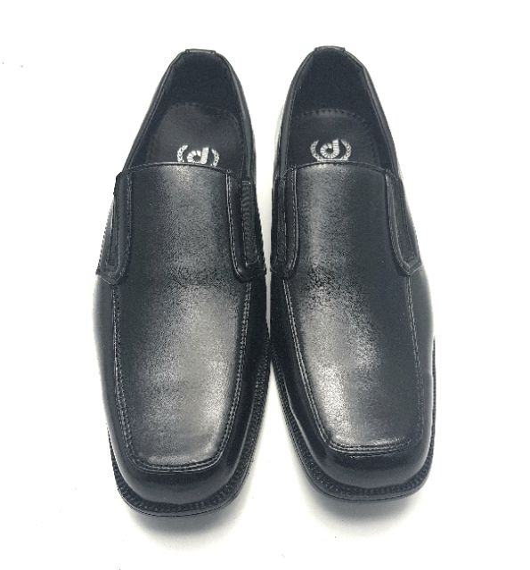 ภาพสินค้าDesign รองเท้าหนังชาย แบบสวม สีดำ BZ024 39-45 จากร้าน bbrandname บน Shopee ภาพที่ 3