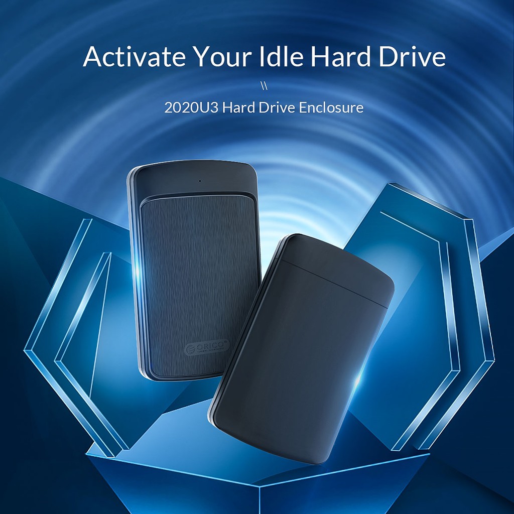 ภาพหน้าปกสินค้าORICO 2020U3 กล่องใส่ HDD 2.5 นิ้ว แปลง SATAเป็น USB3.0 2.5 inch SATA SSD Hard Drive Case จากร้าน backn บน Shopee