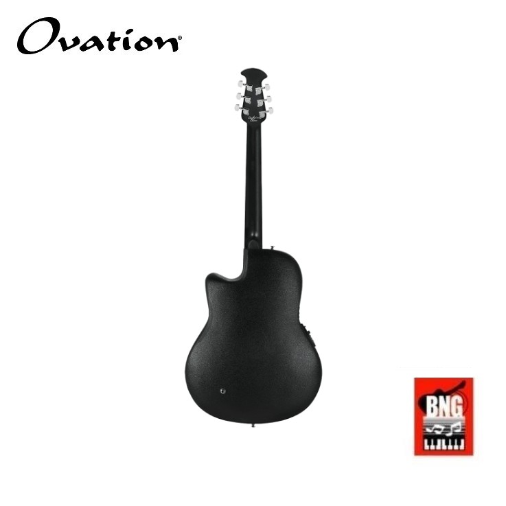 ovation-cs24-5-g-กีตาร์โปร่งไฟฟ้า-หลังเต่า-โอเวชั่น-สีดำ-พร้อมกระเป๋า