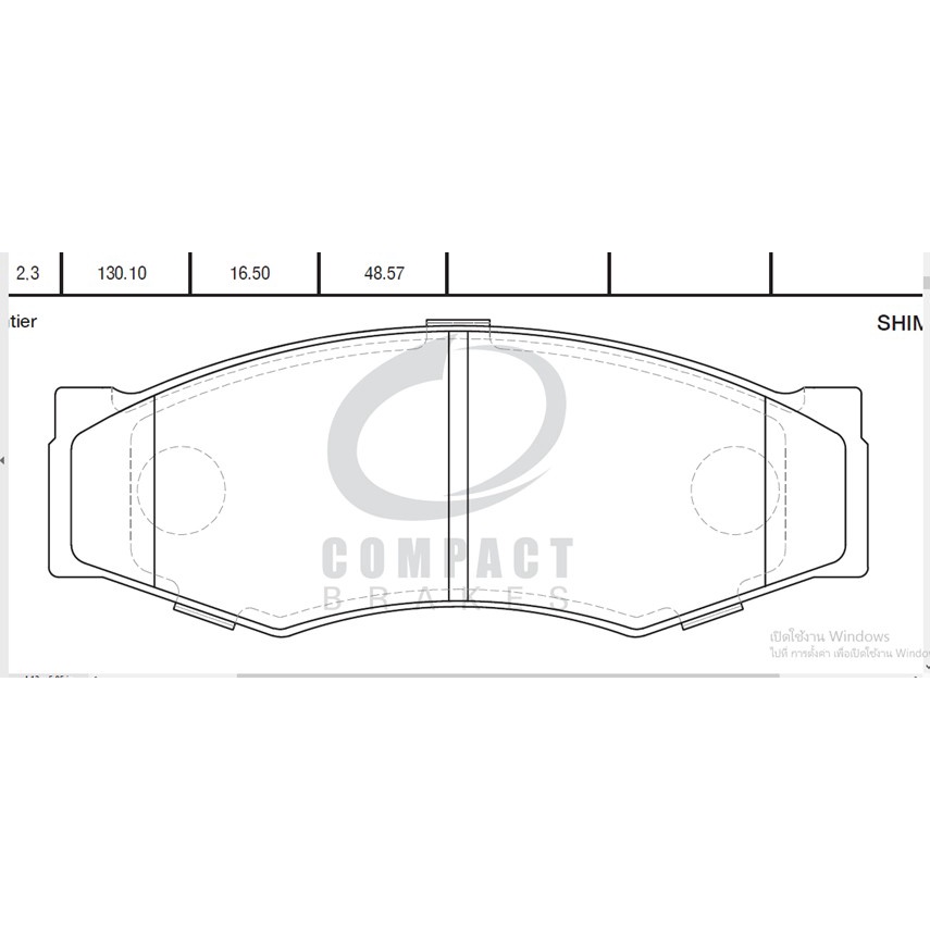 compact-brakes-dcc-130-ผ้าเบรคหน้าสำหรับรถ-nissan-big-m-bdi-d21-d22-ปี-1988-2001-nissan-big-m-frontier-2-7-3-0-2