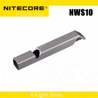 Nitecore NWS10 นกหวีดฉุกเฉิน 120DB ช่วยชีวิต เพื่อการอยู่รอด